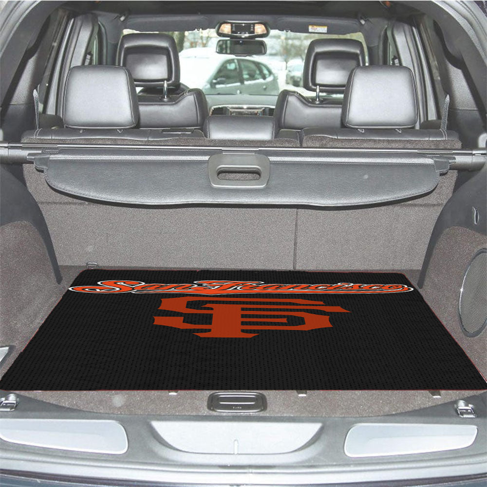 San Francisco Giant Black Car Trunk Mat Non Slip