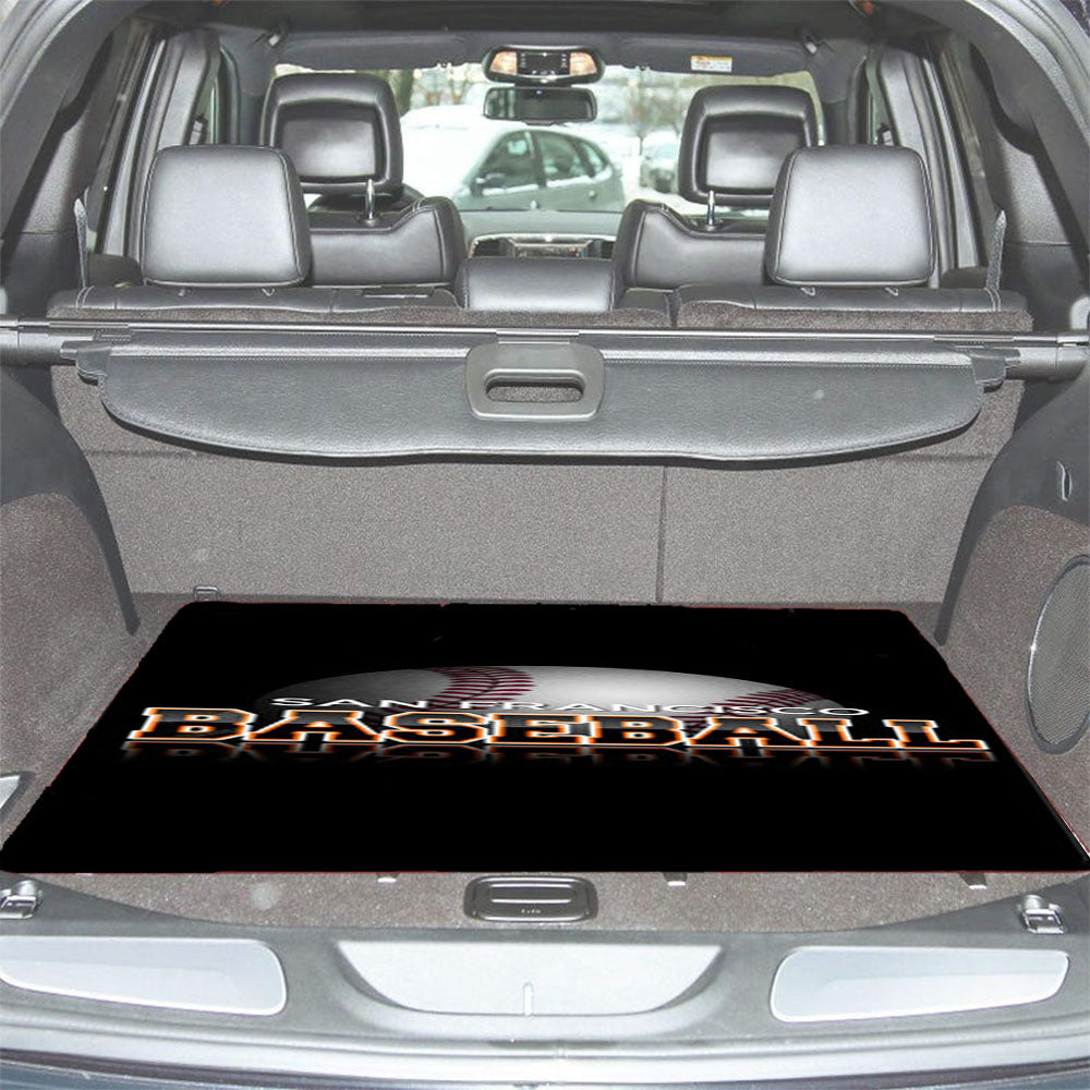 San Francisco Giants Baseball Logo Car Trunk Mat Non Slip