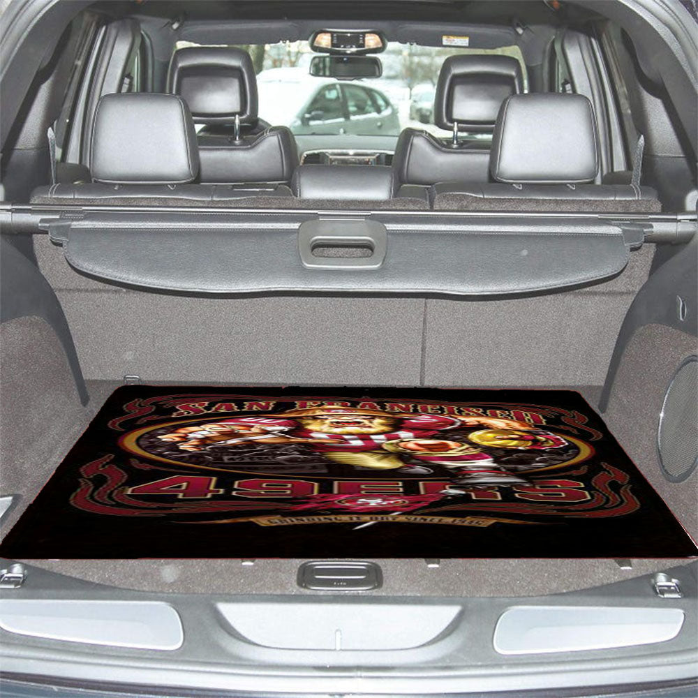 San Francised 49Ers Car Trunk Mat Non Slip