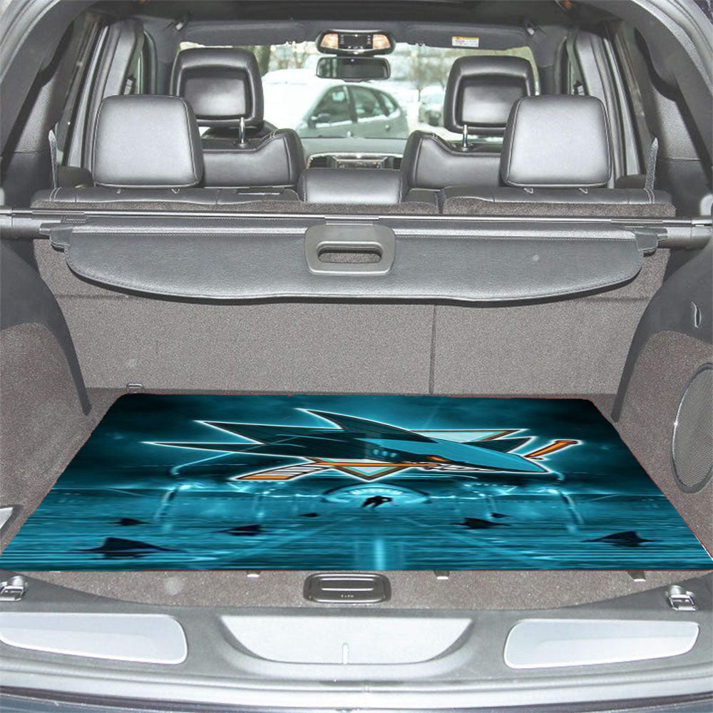 San Jose Sharks Car Trunk Mat Non Slip