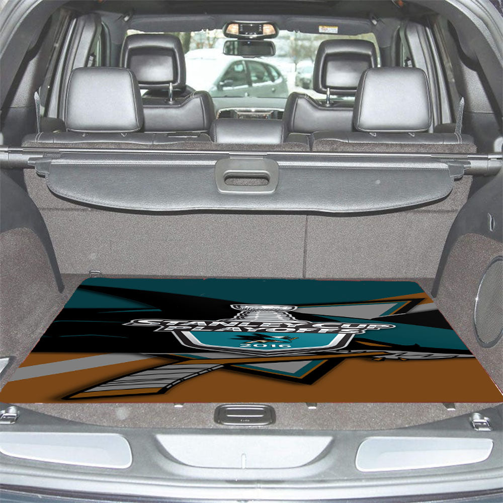 San Jose Sharks 2016 Playoffs Car Trunk Mat Non Slip
