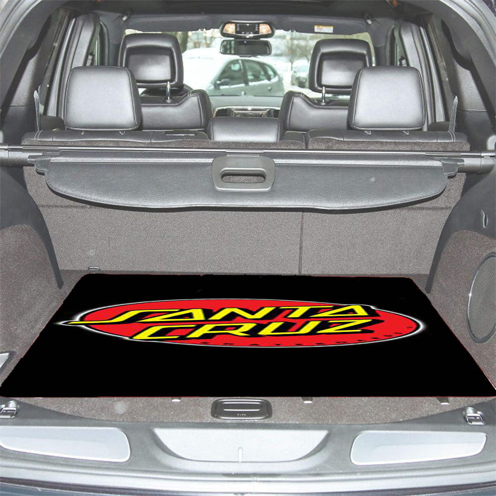 Santa Cruz Logo Car Trunk Mat Non Slip