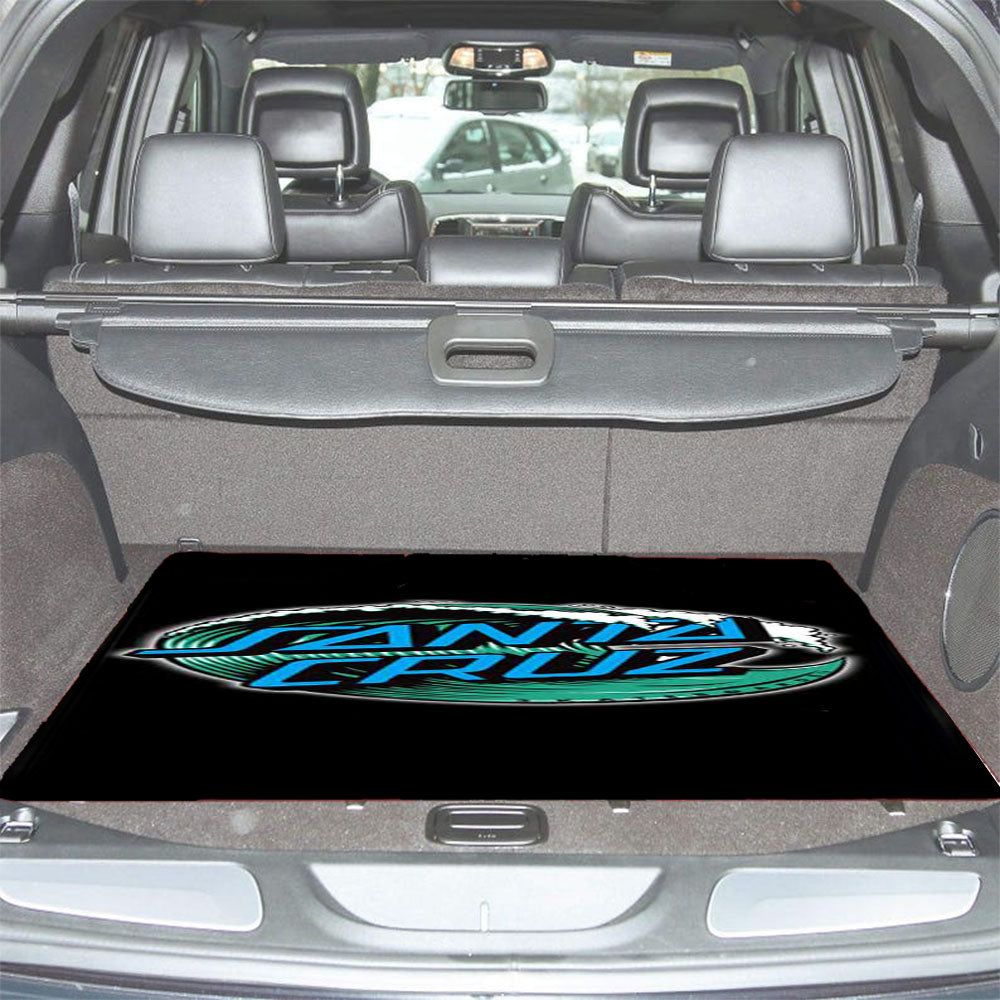 Santa Cruz Skateboard Logo Car Trunk Mat Non Slip
