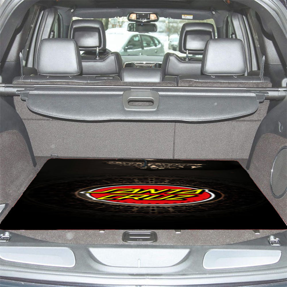 Santa Cruz Skateboards Logo Car Trunk Mat Non Slip
