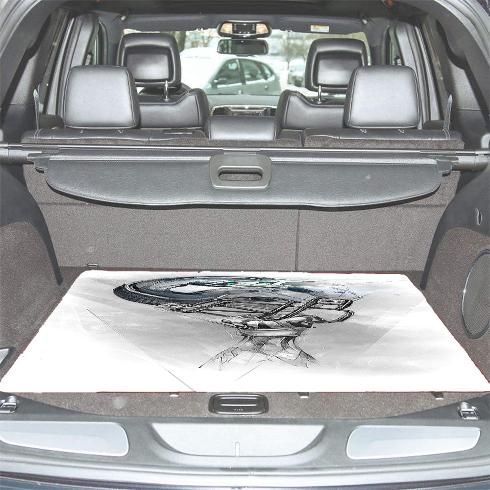 Seahawks Helmets Car Trunk Mat Non Slip