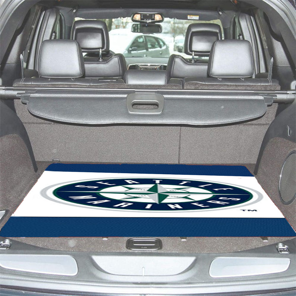 Seattle Mariners Logo Car Trunk Mat Non Slip