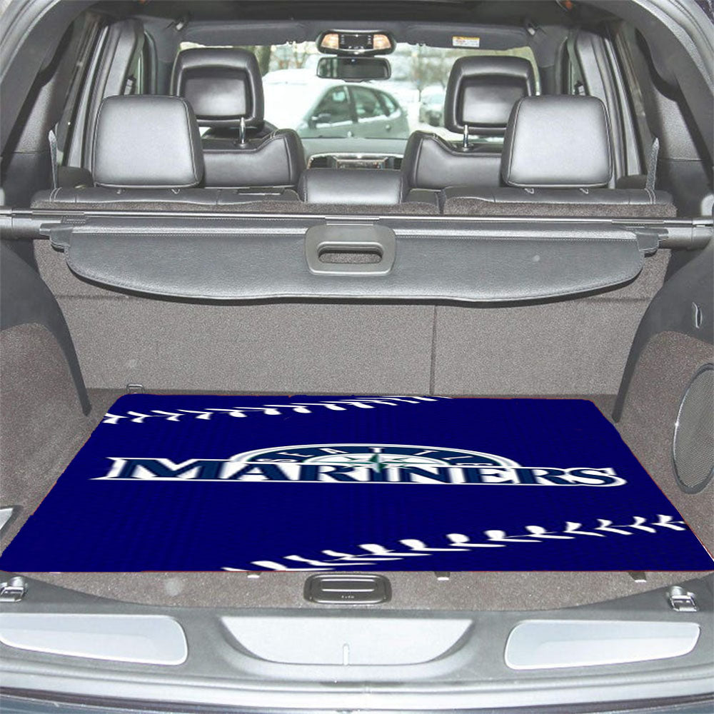 Seattle Mariners Logo Sign Car Trunk Mat Non Slip