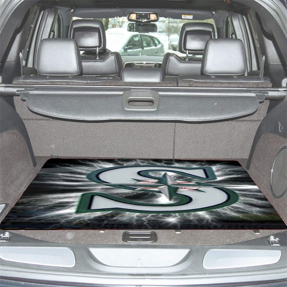 Seattle Mariners Mlb Logo Car Trunk Mat Non Slip
