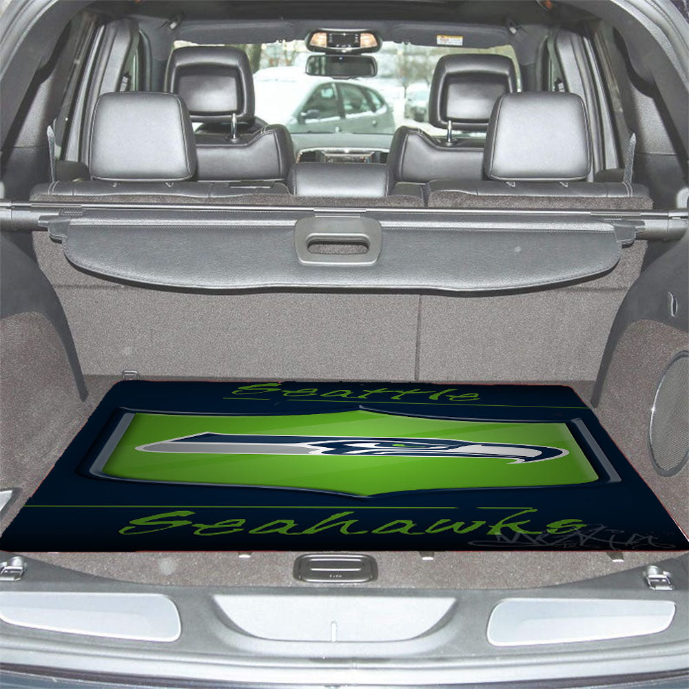 Seattle Seahawks, 12Th Man Car Trunk Mat Non Slip