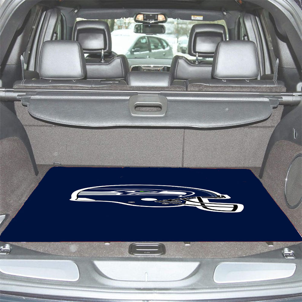 Seattle Seahawks Helmet Car Trunk Mat Non Slip
