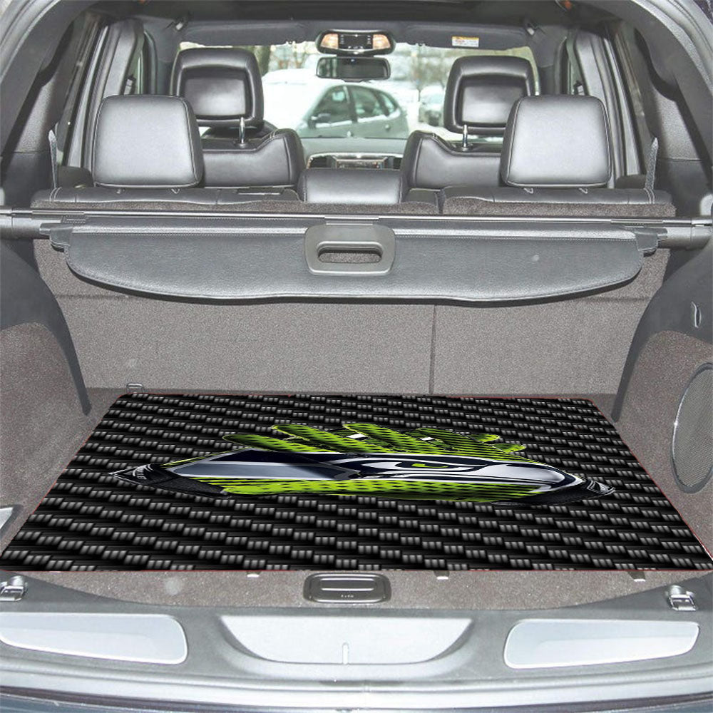 Seattle Seahawks Super Bowl 48 Car Trunk Mat Non Slip