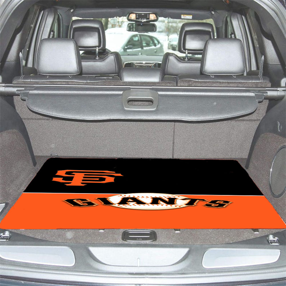 Sf Giants Minimalist Wallpaper Car Trunk Mat Non Slip