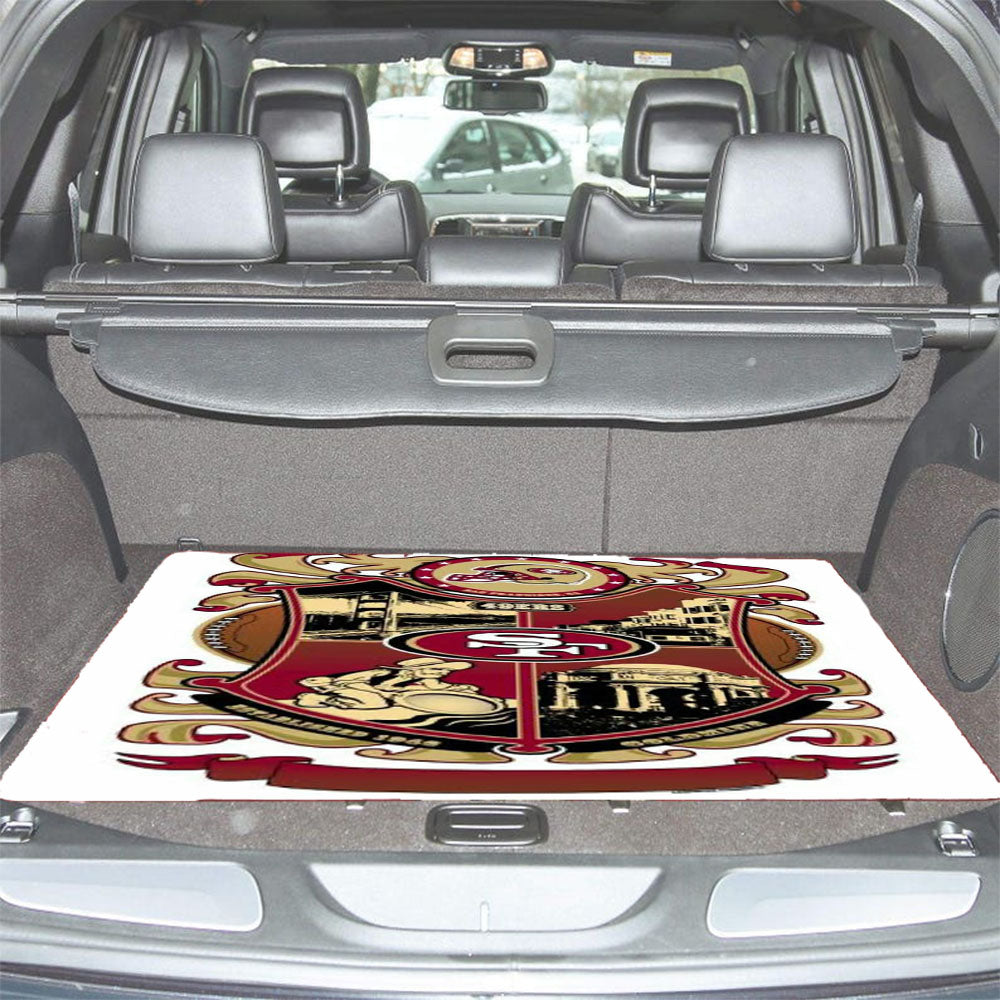 Sf Nfl Football Car Trunk Mat Non Slip