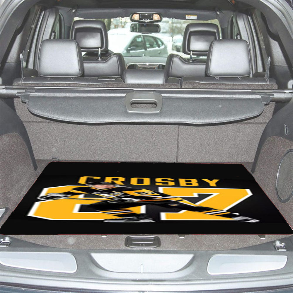 Sidney Crosby 87 Pittsburgh Penguins Car Trunk Mat Non Slip