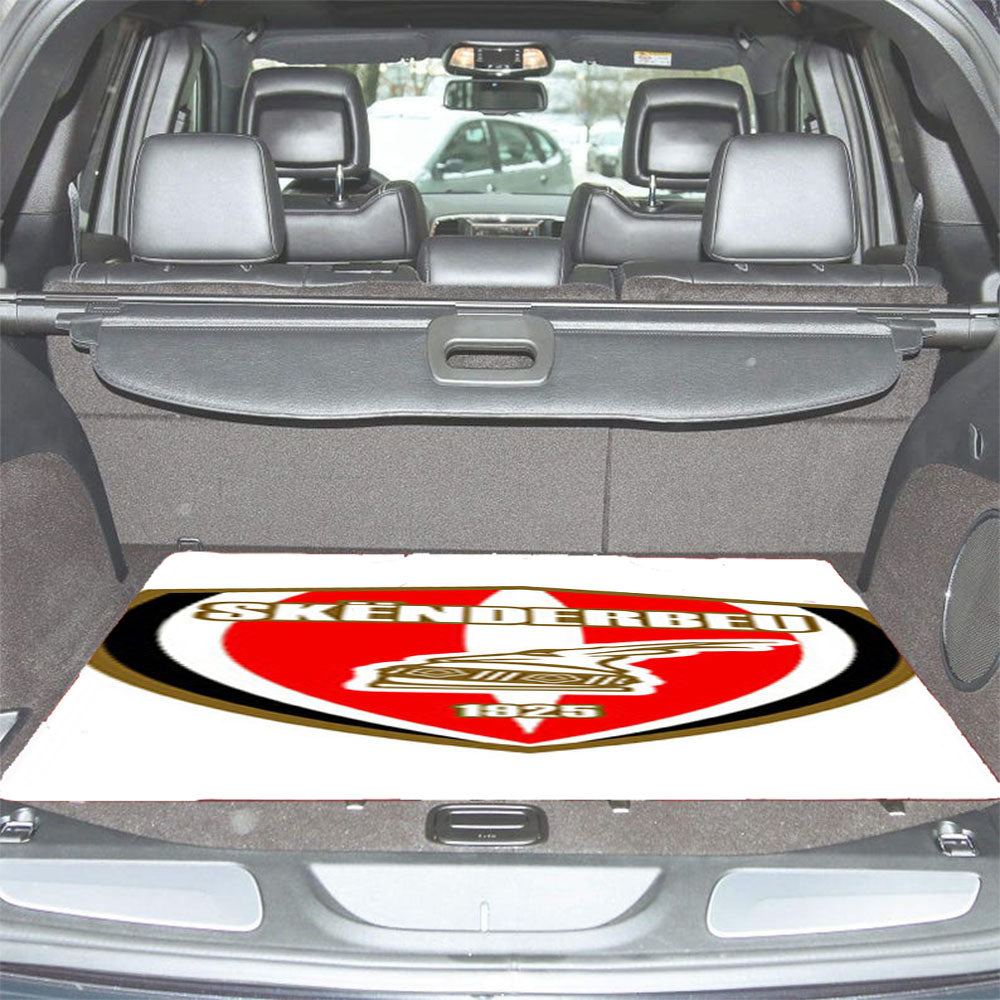 Skenderbeu Logo Car Trunk Mat Non Slip