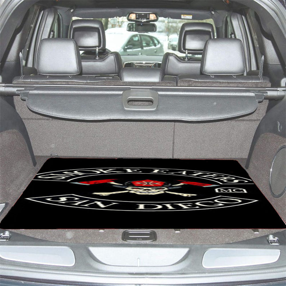 Smoke Eaters San Diego Car Trunk Mat Non Slip