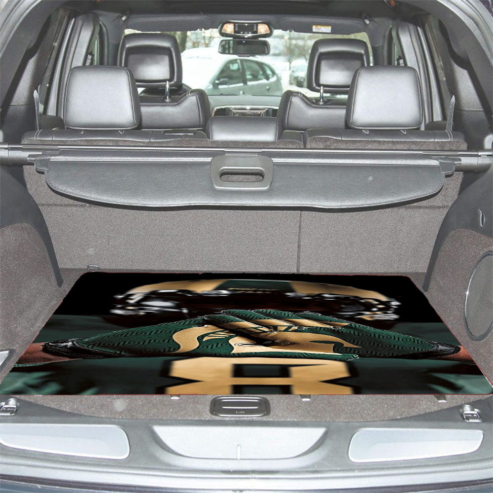 Spartan Football From Michigan Car Trunk Mat Non Slip