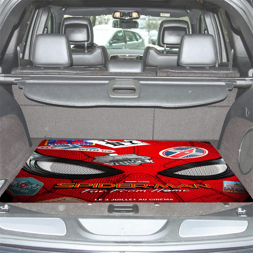 Spiderman Love New York Car Trunk Mat Non Slip