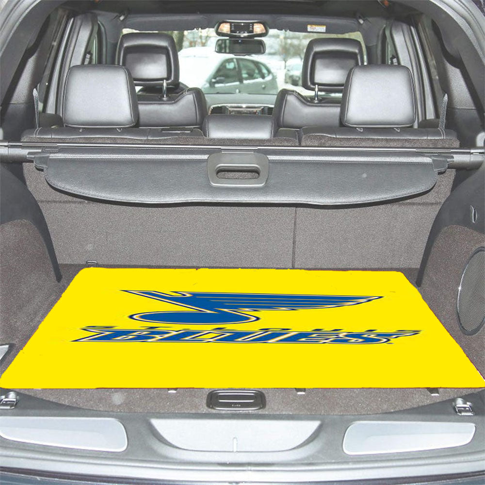 St Louis Blues Yellow Car Trunk Mat Non Slip