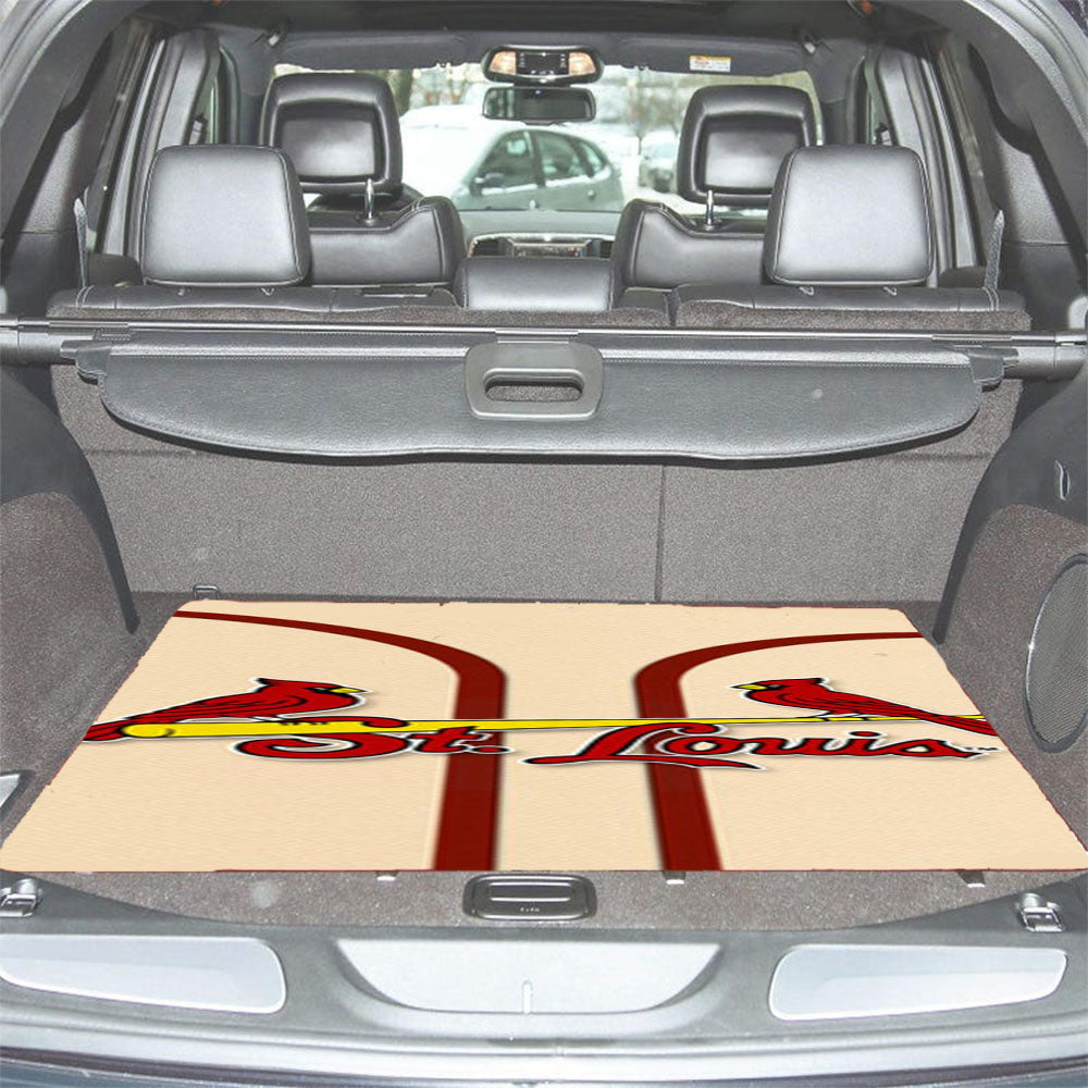 St Louis Cardinals Mlb Car Trunk Mat Non Slip