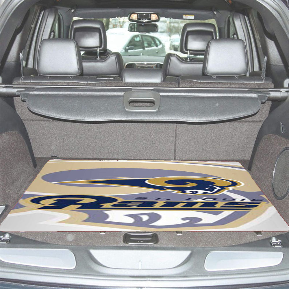 St Louis Rams Fade Car Trunk Mat Non Slip