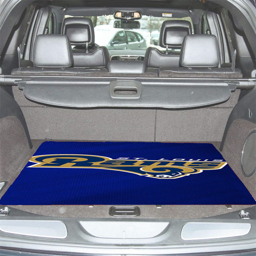 St Louis Rams Logo Car Trunk Mat Non Slip