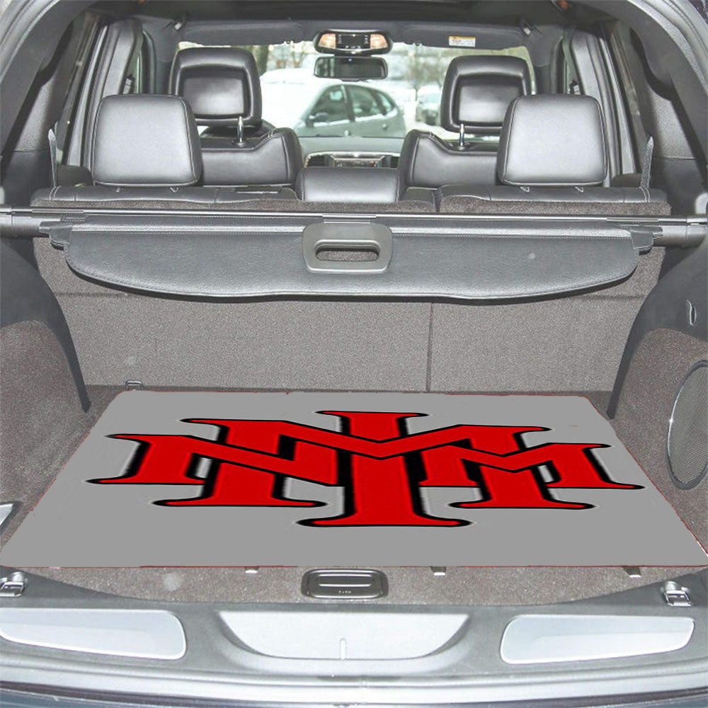 Stackednmmi Baseball Logo Gray Car Trunk Mat Non Slip