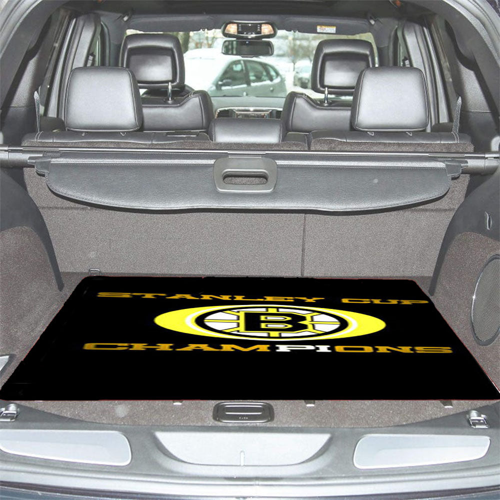 Stanley Cup Champions Boston Bruins Car Trunk Mat Non Slip