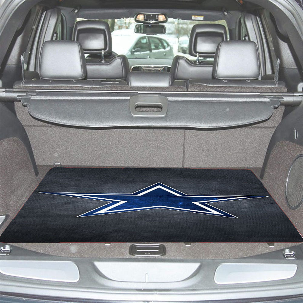 Star Symbol Dallas Cowboys Car Trunk Mat Non Slip