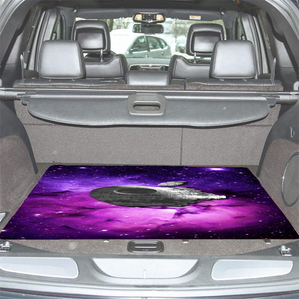 Star Wars Inspired Death Star Apple In Galaxy Car Trunk Mat Non Slip