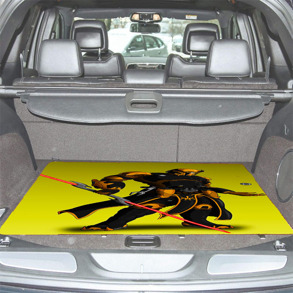 Star Wars Mandalorian Vector Car Trunk Mat Non Slip