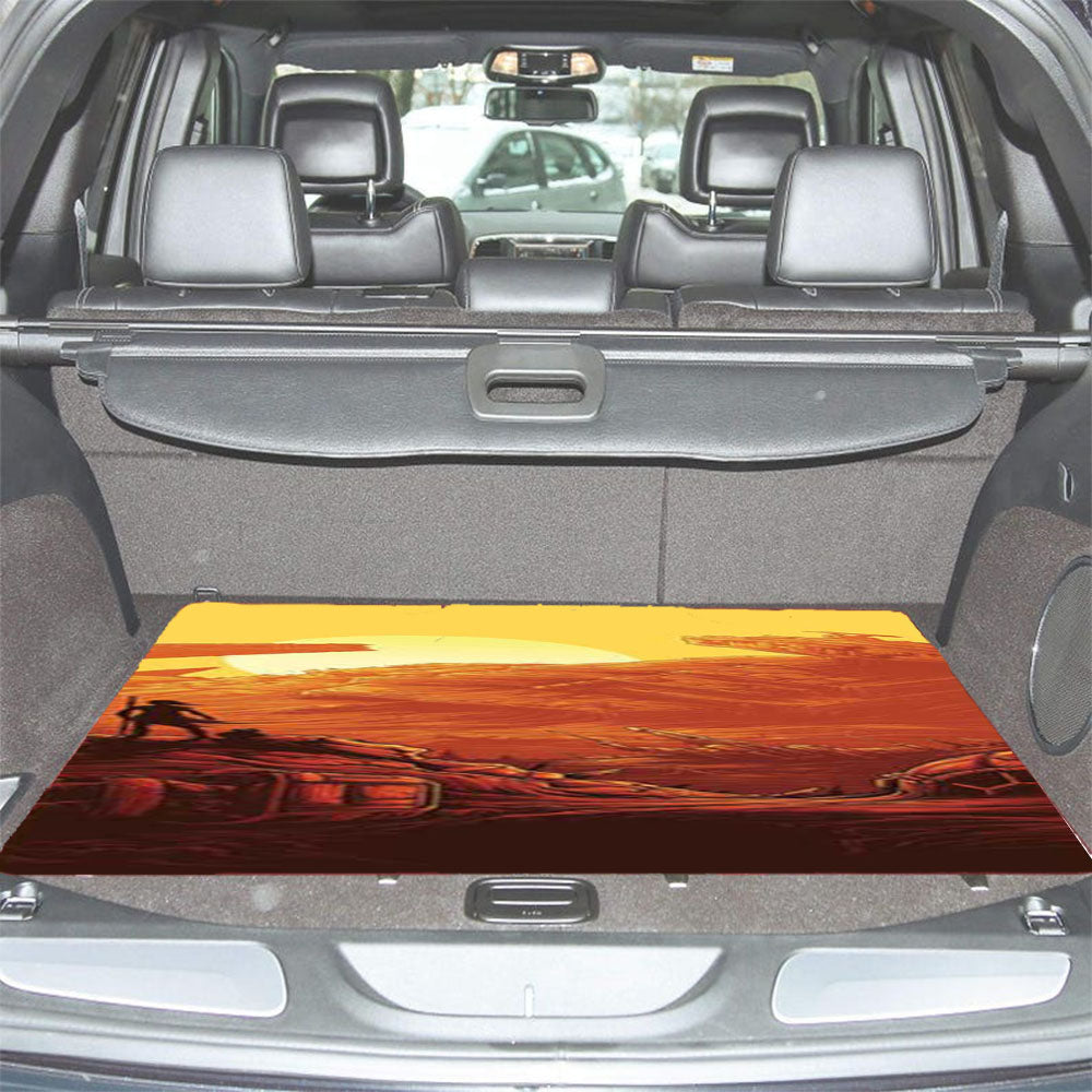 Star Wars The Force Awakens Rey Landscape Car Trunk Mat Non Slip