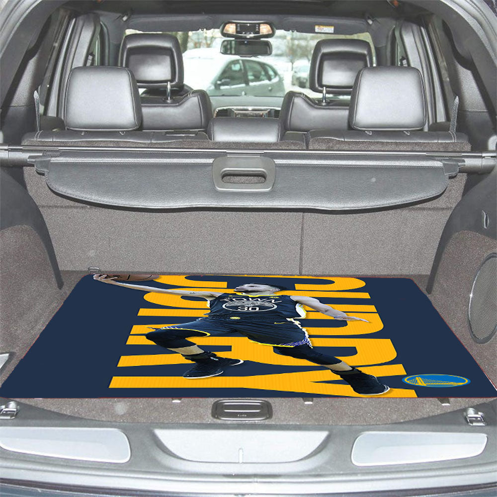 Stephen Curry Golden States Warriors Car Trunk Mat Non Slip
