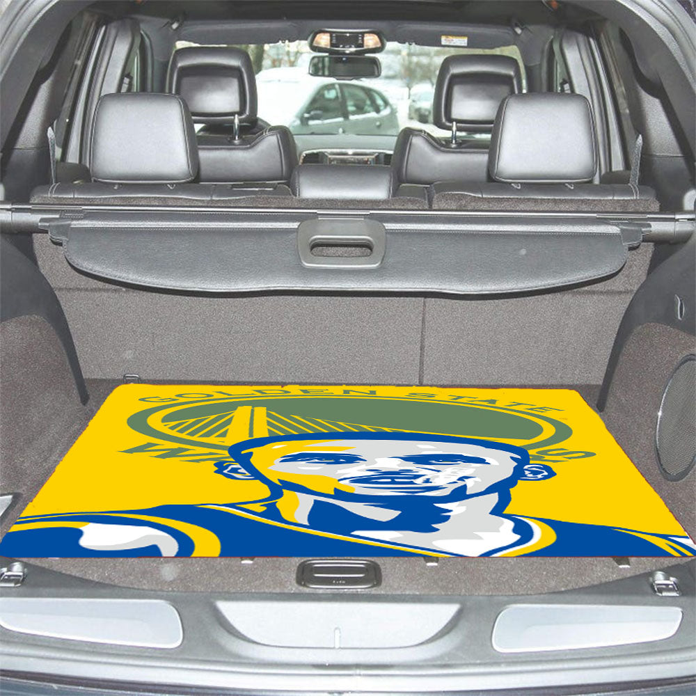 Stephen Curry Passion Illusration Car Trunk Mat Non Slip