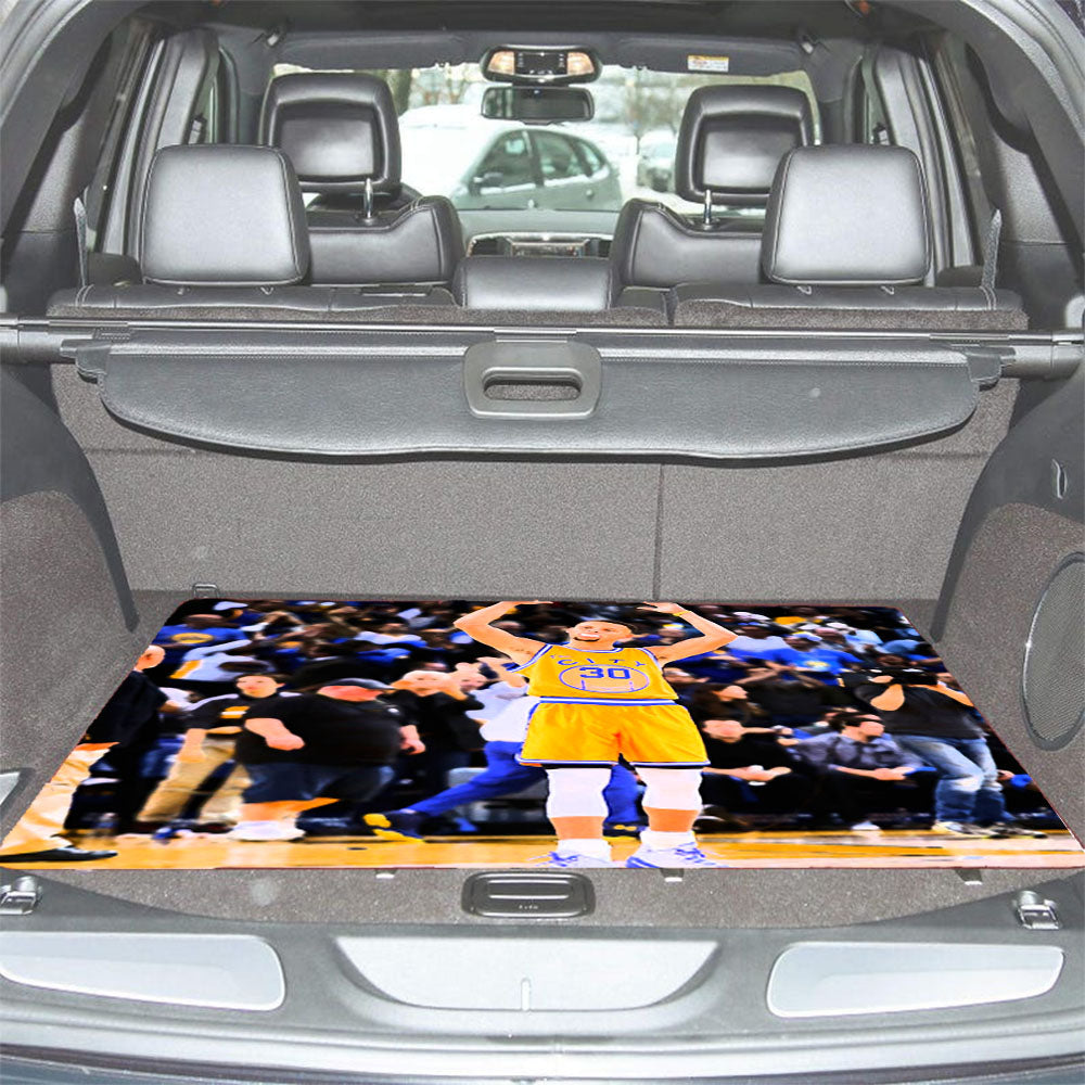 Stephen Curry Yellow Car Trunk Mat Non Slip