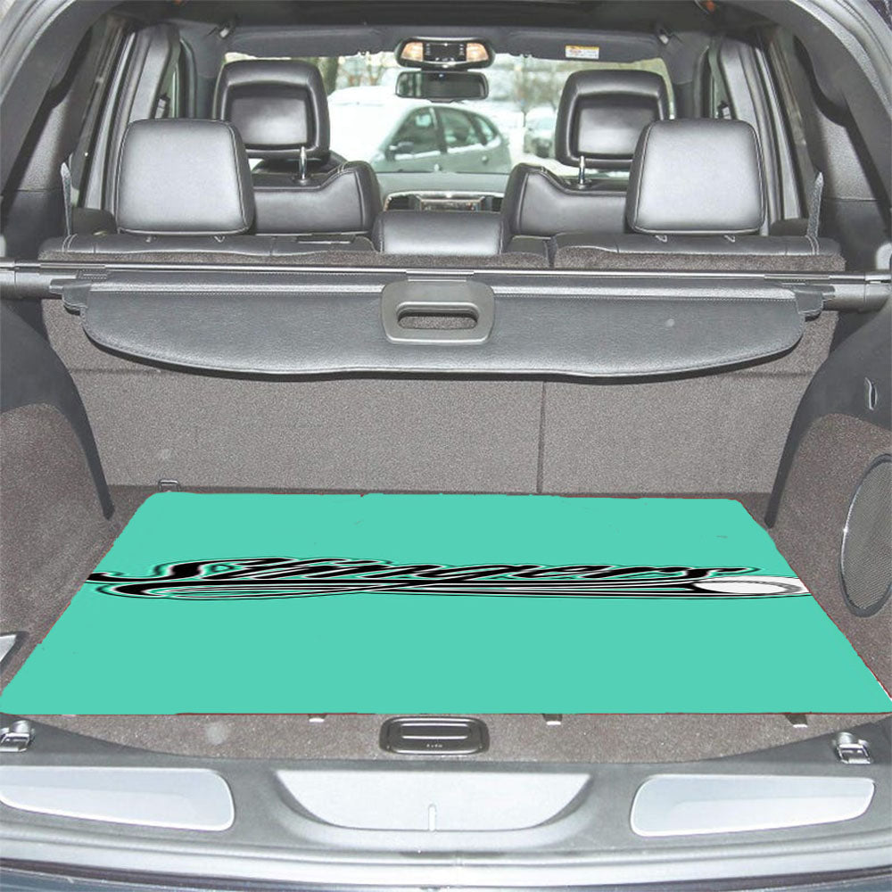 Stingers Baseball Logo Blur Car Trunk Mat Non Slip
