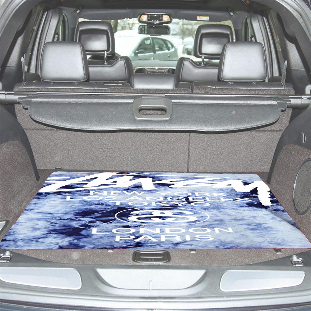 Stussy World Tour Baseball Car Trunk Mat Non Slip