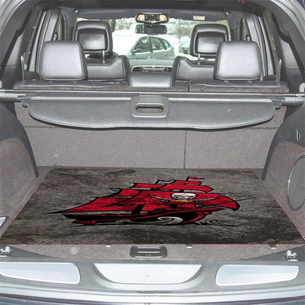 Tampa Bay Buccaneers Logo 2 Car Trunk Mat Non Slip