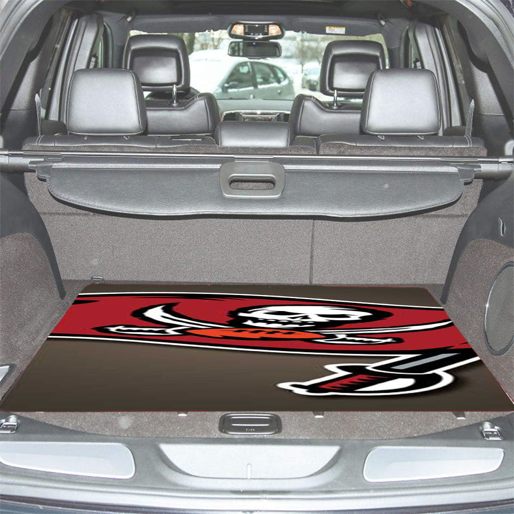 Tampa Bay Bucs Flag Fade Car Trunk Mat Non Slip