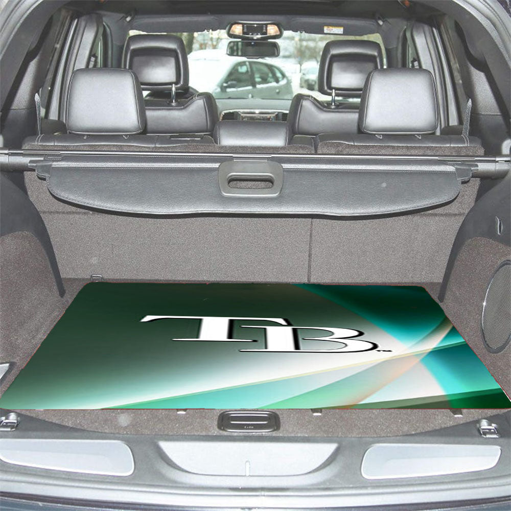 Tampa Bay Rays Green Car Trunk Mat Non Slip