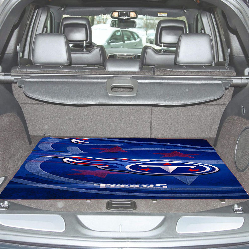Tennessee Titans 1 Car Trunk Mat Non Slip
