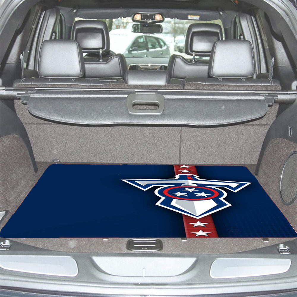 Tennessee Titans Nfl Sword Logo Car Trunk Mat Non Slip