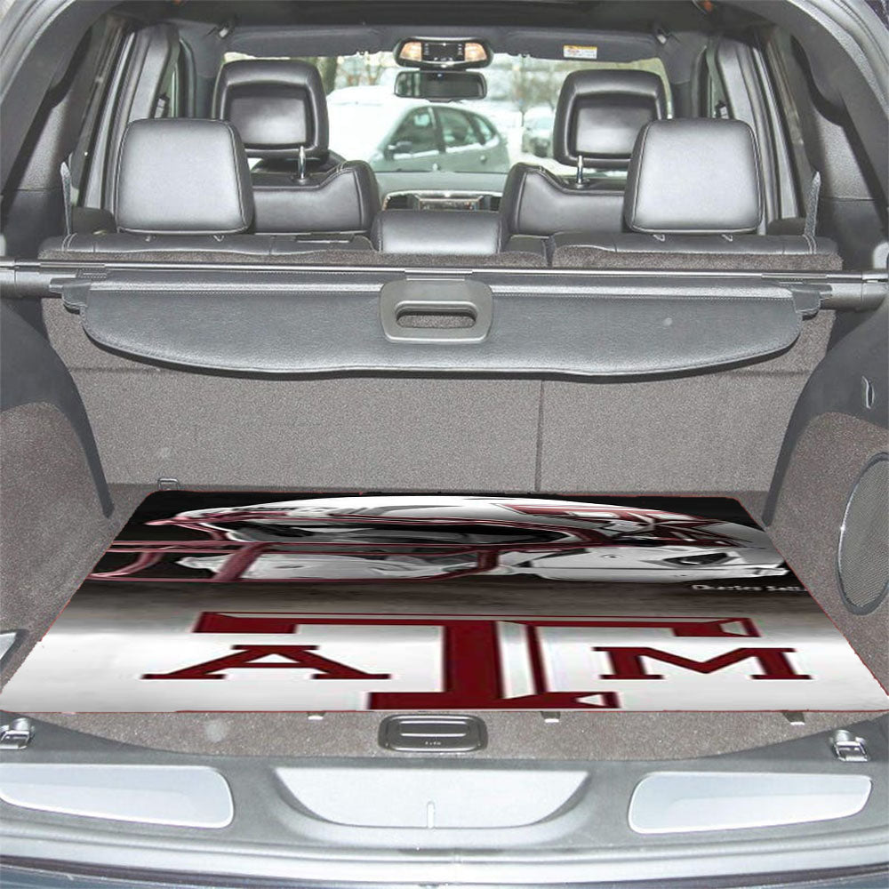Texas A M Helmet Logo Car Trunk Mat Non Slip