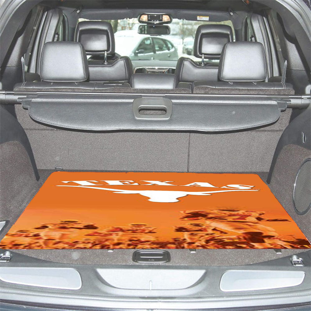 Texas Longhorns Car Trunk Mat Non Slip