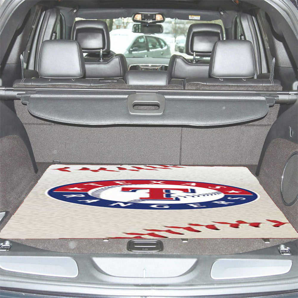 Texas Rangers Baseball Bkg Car Trunk Mat Non Slip