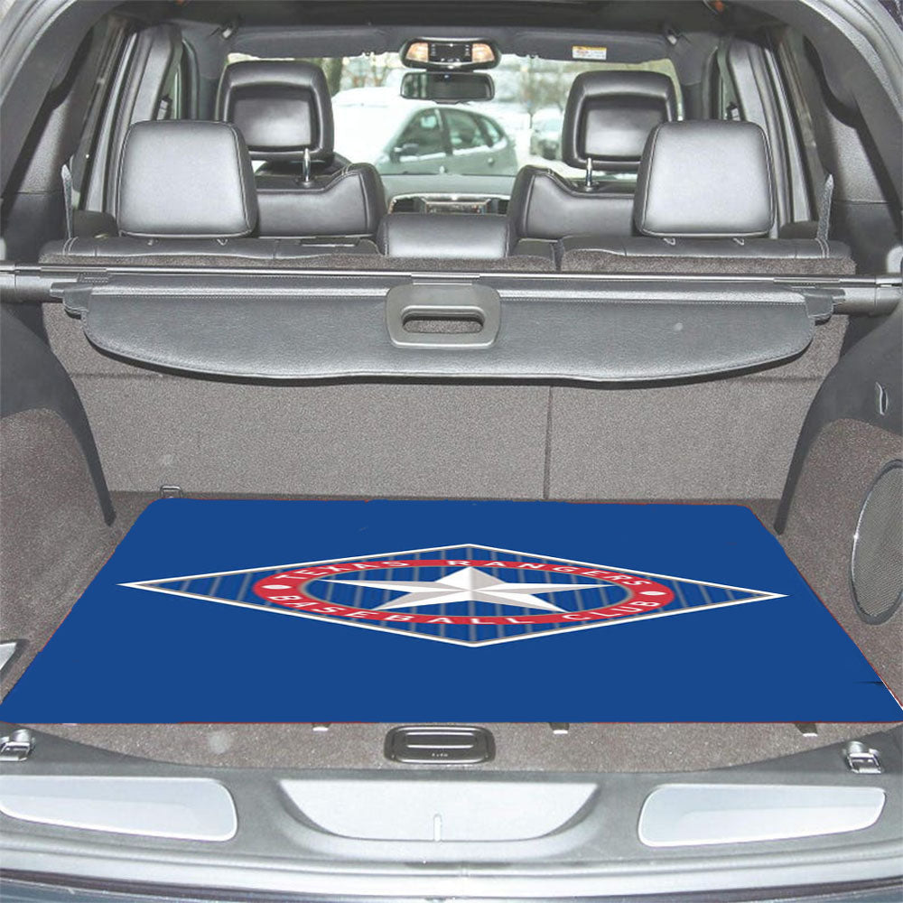 Texas Rangers Baseball Club Car Trunk Mat Non Slip
