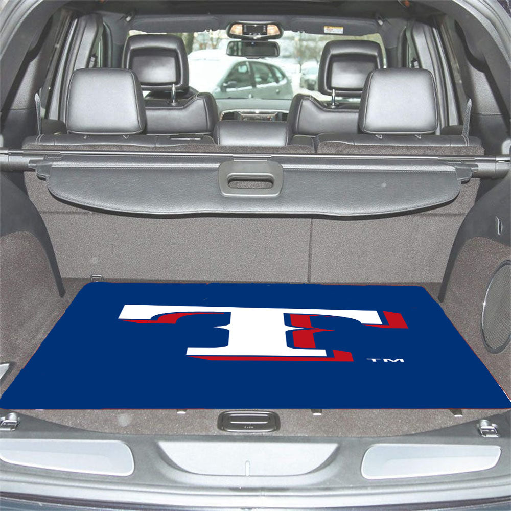 Texas Rangers Insignia Car Trunk Mat Non Slip