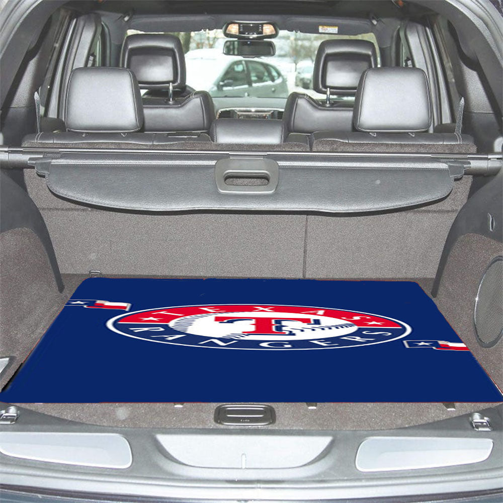 Texas Rangers Logo Car Trunk Mat Non Slip