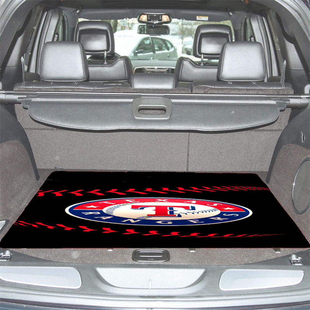 Texas Rangers Mlb Car Trunk Mat Non Slip