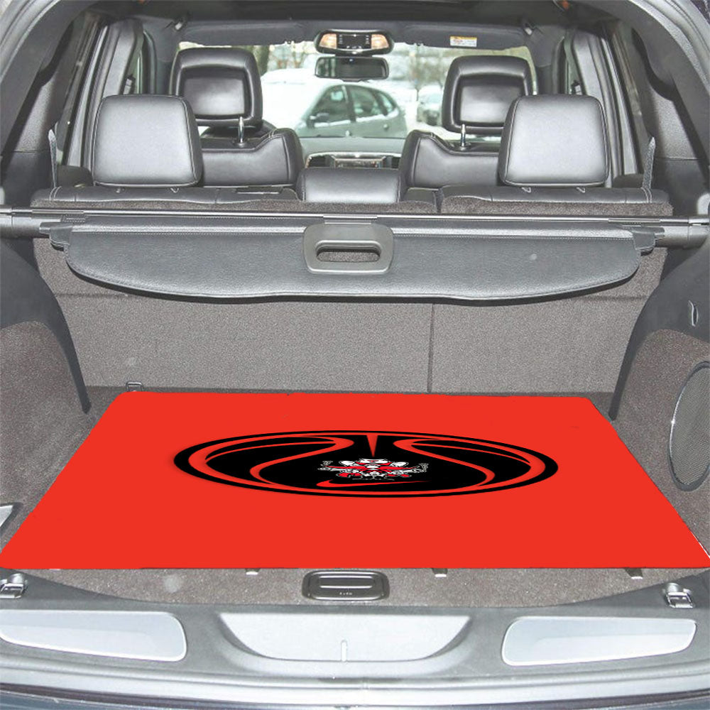 Texas Tech Red Raiders Basketball Logo Car Trunk Mat Non Slip